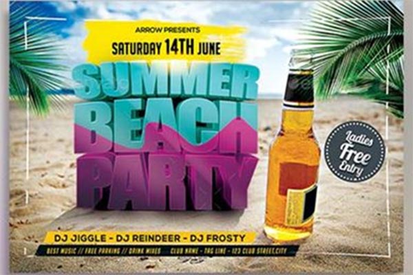 Summer Beach Party Flyer Templates | 33+ Free and Premium PSD | Vector | PNG | EPS | Ai | Downloads